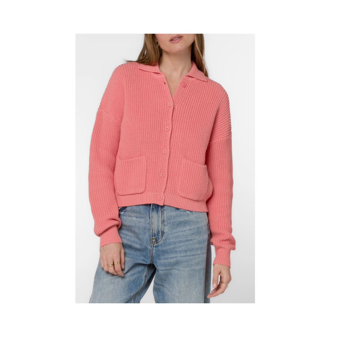 Brantley Strawberry Ice Cardigan Sweater