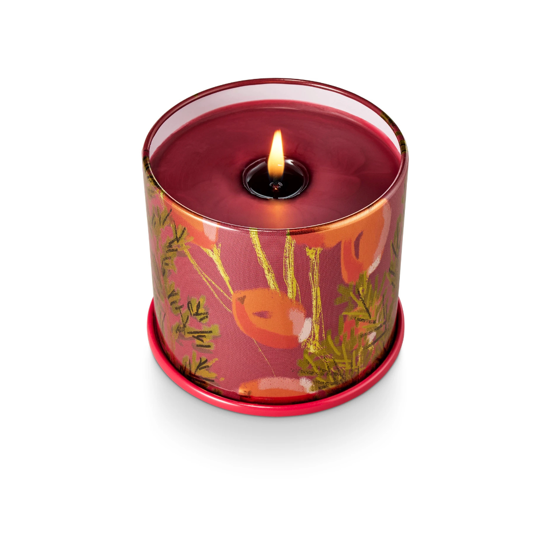 Crimson Woods Vanity Tin Candle