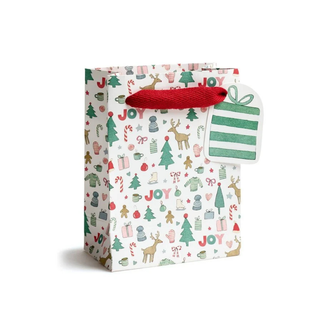 Merry Motif Gift Bag Small