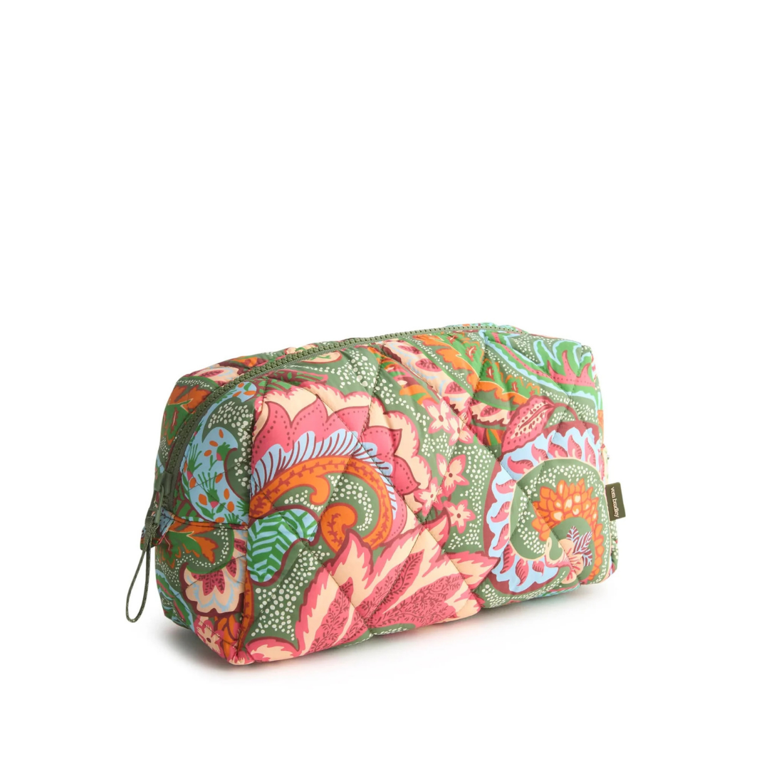 Leaf Me Not Paisley Large Cosmetic