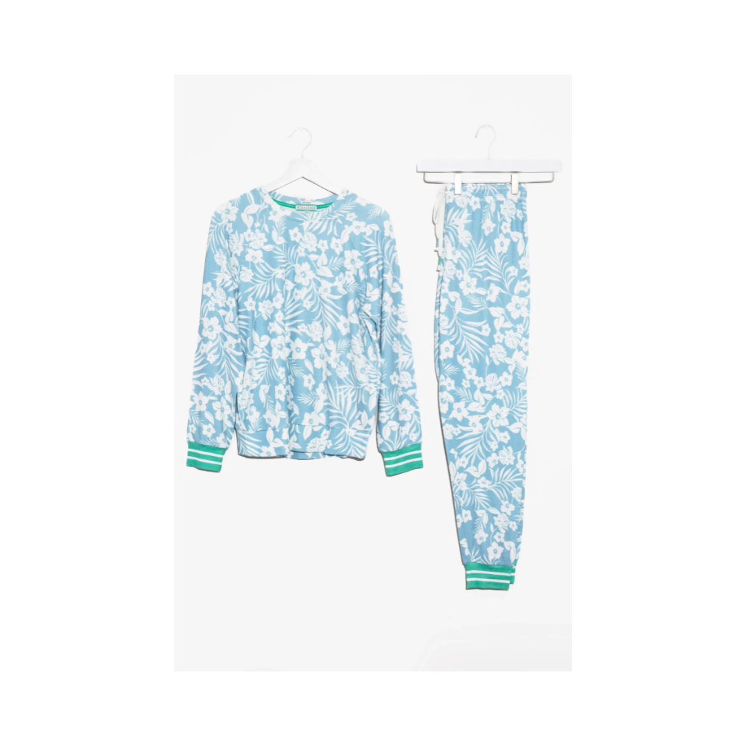 Ocean Blue Ocean Breeze Band Pant