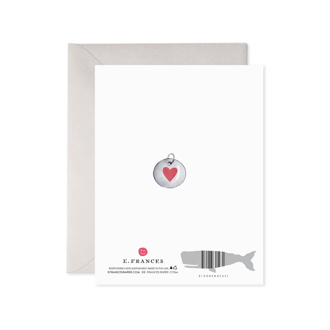 Pet Collar Greeting Card