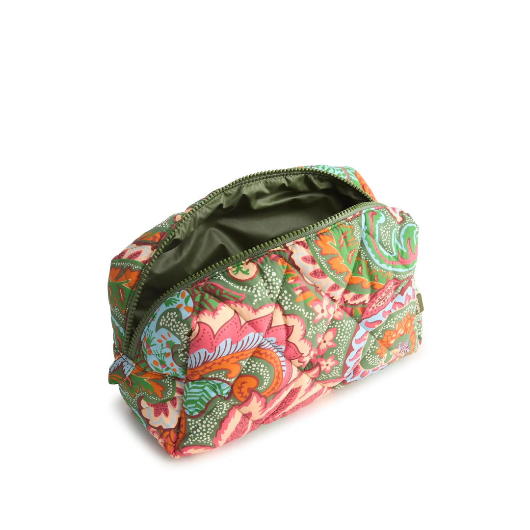 Leaf Me Not Paisley Large Cosmetic