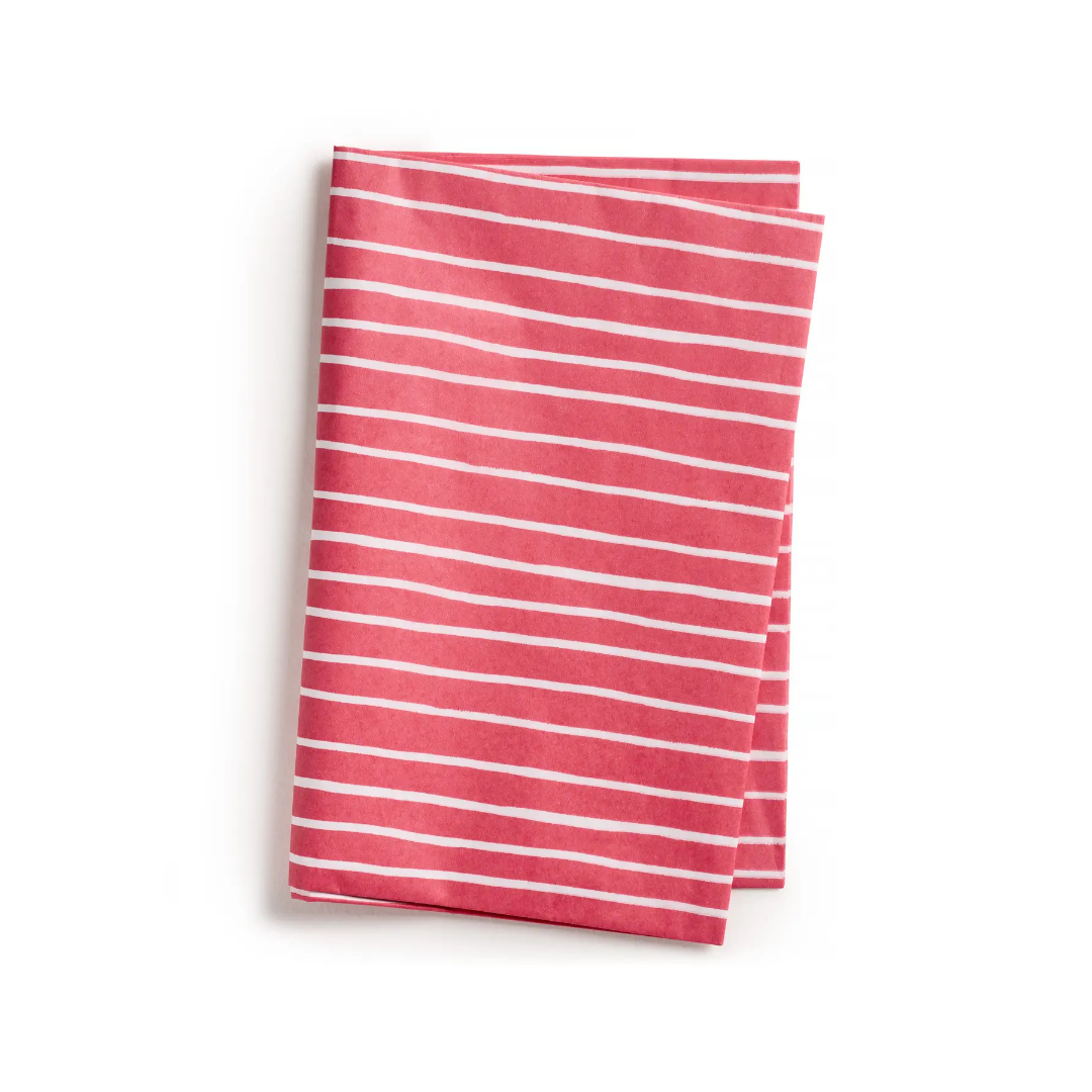Red Stripe Tissue Paper