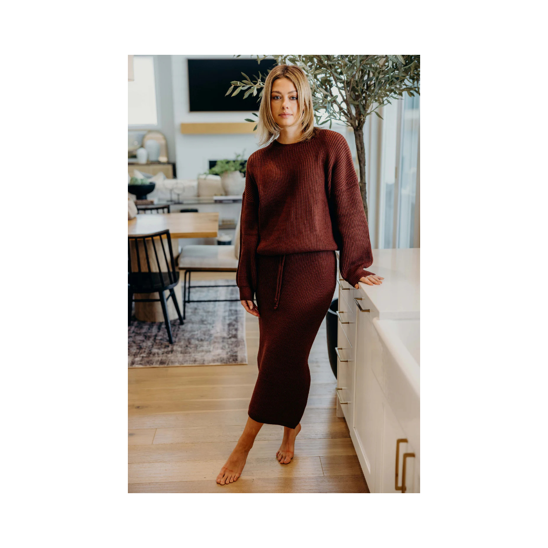 Maple Midi Sweater Skirt