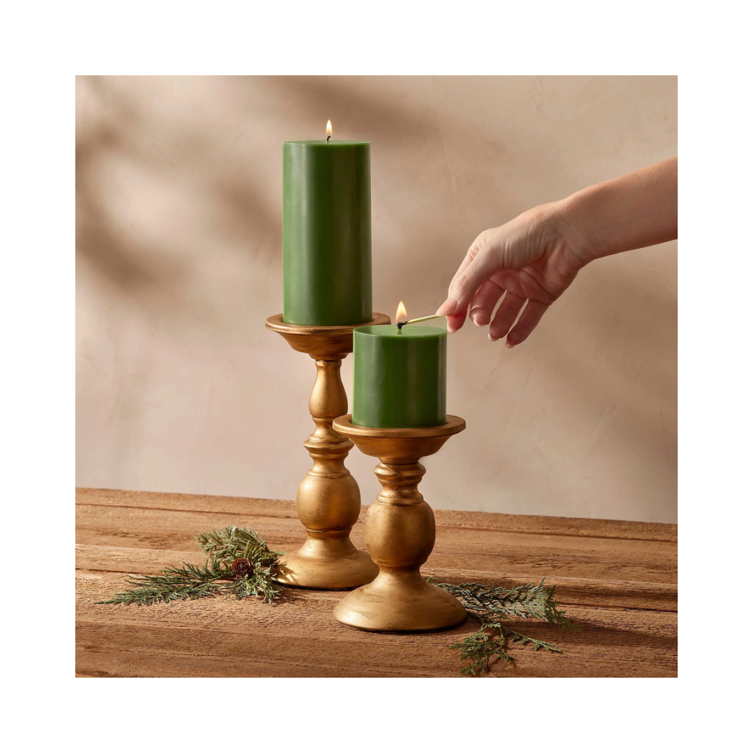 Frasier Fir Pillar Candle, Small 3 x 3
