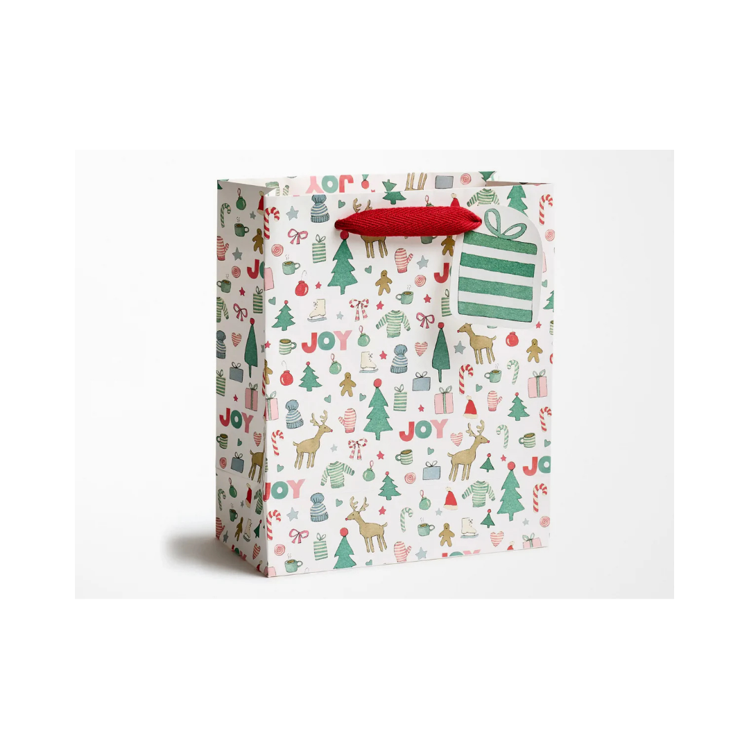 Medium Merry Motif Gift Bag