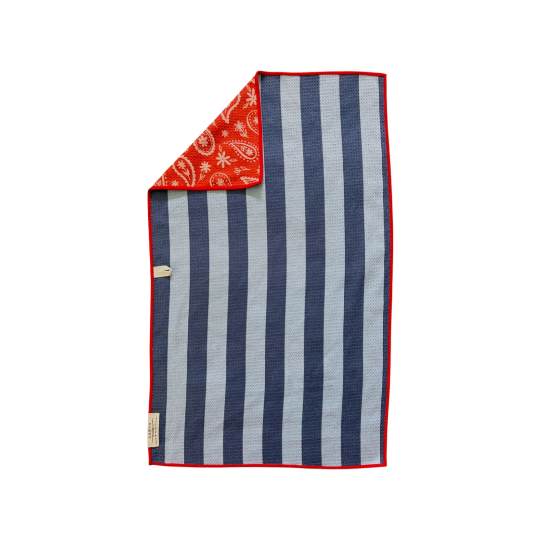 Bandana Blues Reversible Hand Towel