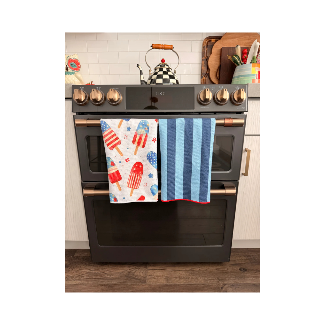 Bandana Blues Reversible Hand Towel