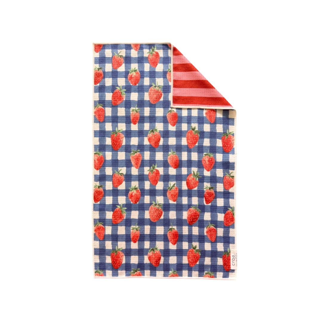 Berry Sweet Picnic Reversible Hand Towel