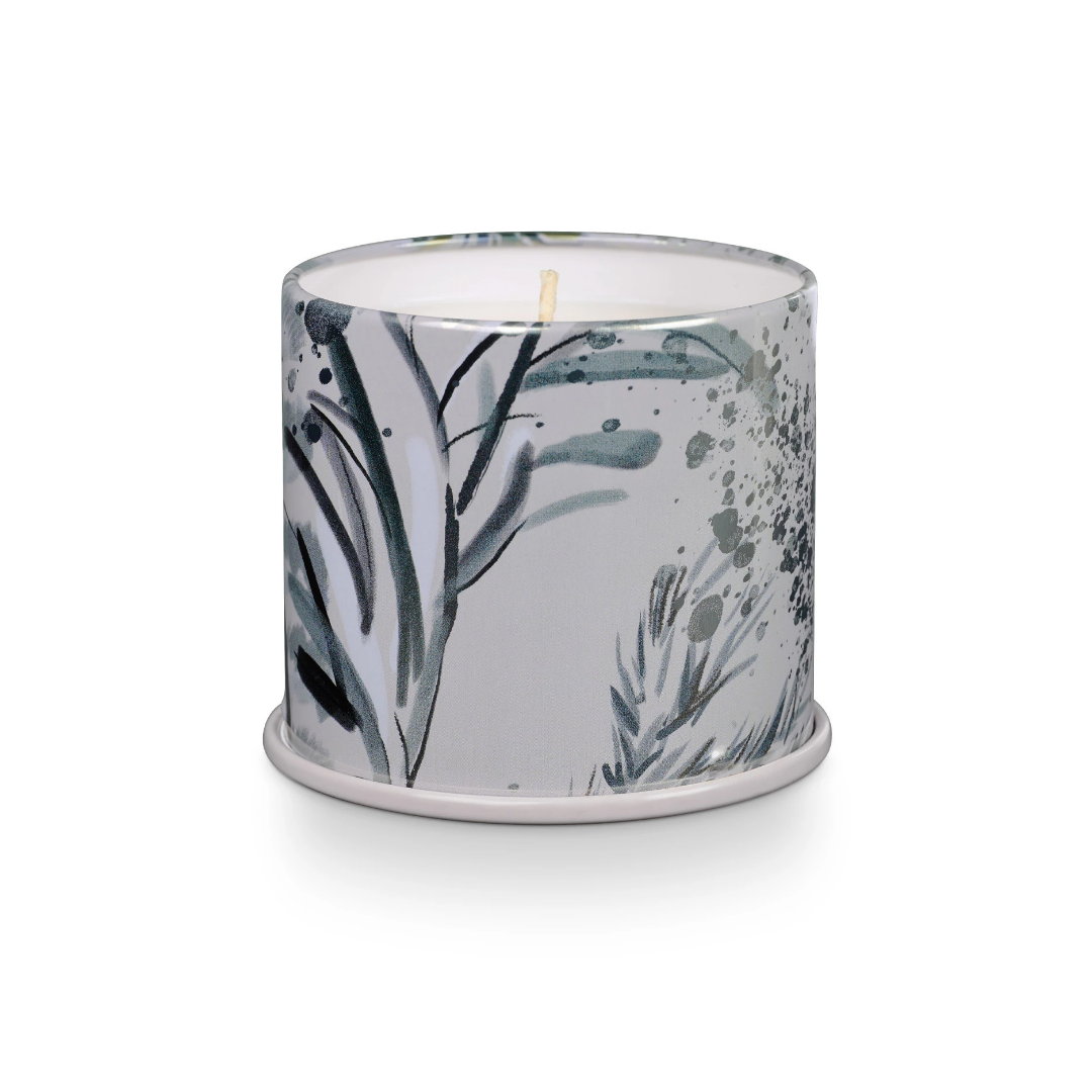 Winter White Tin Candle