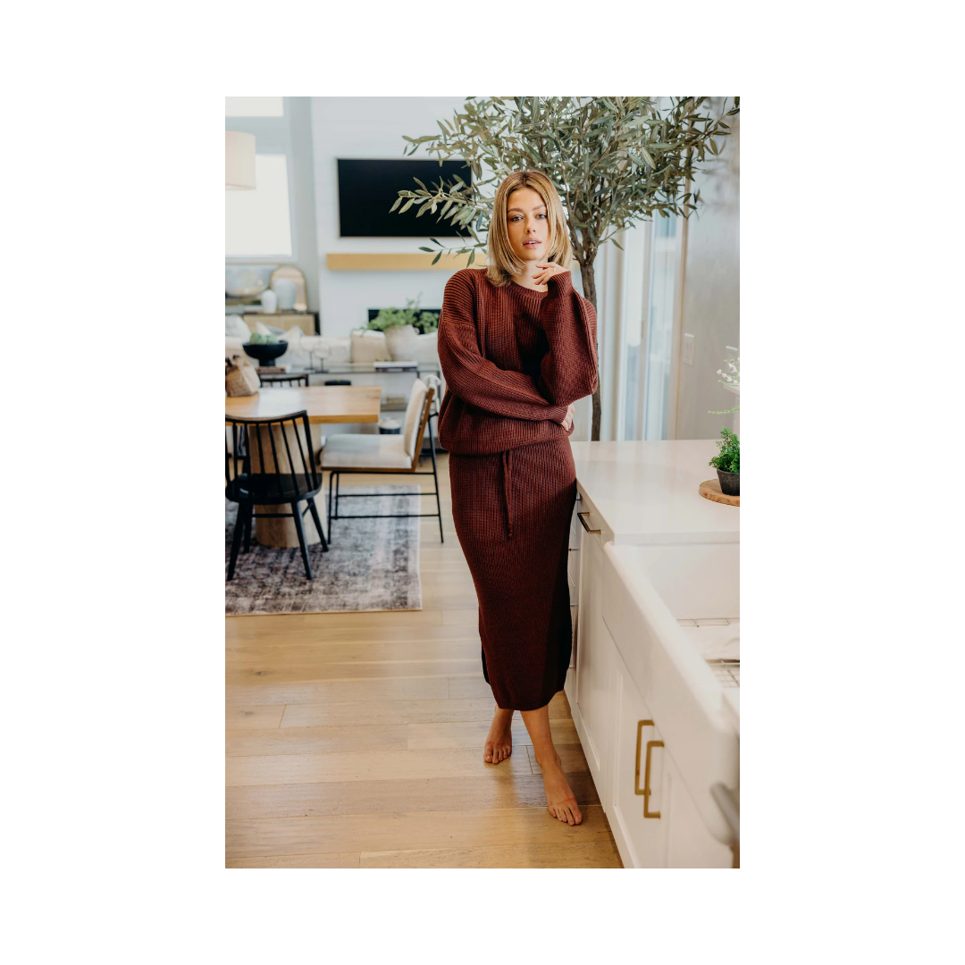 Maple Midi Sweater Skirt