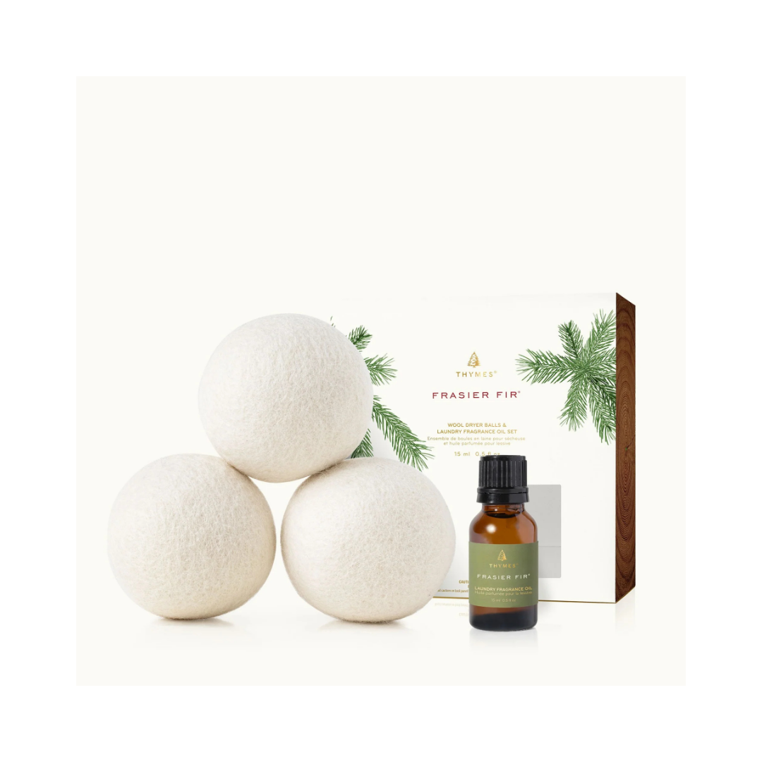 Frasier Fir Wool Dryer Balls & Laundry Fragrance