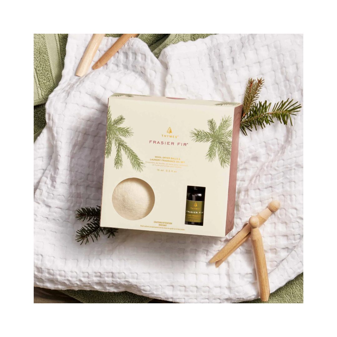 Frasier Fir Wool Dryer Balls & Laundry Fragrance
