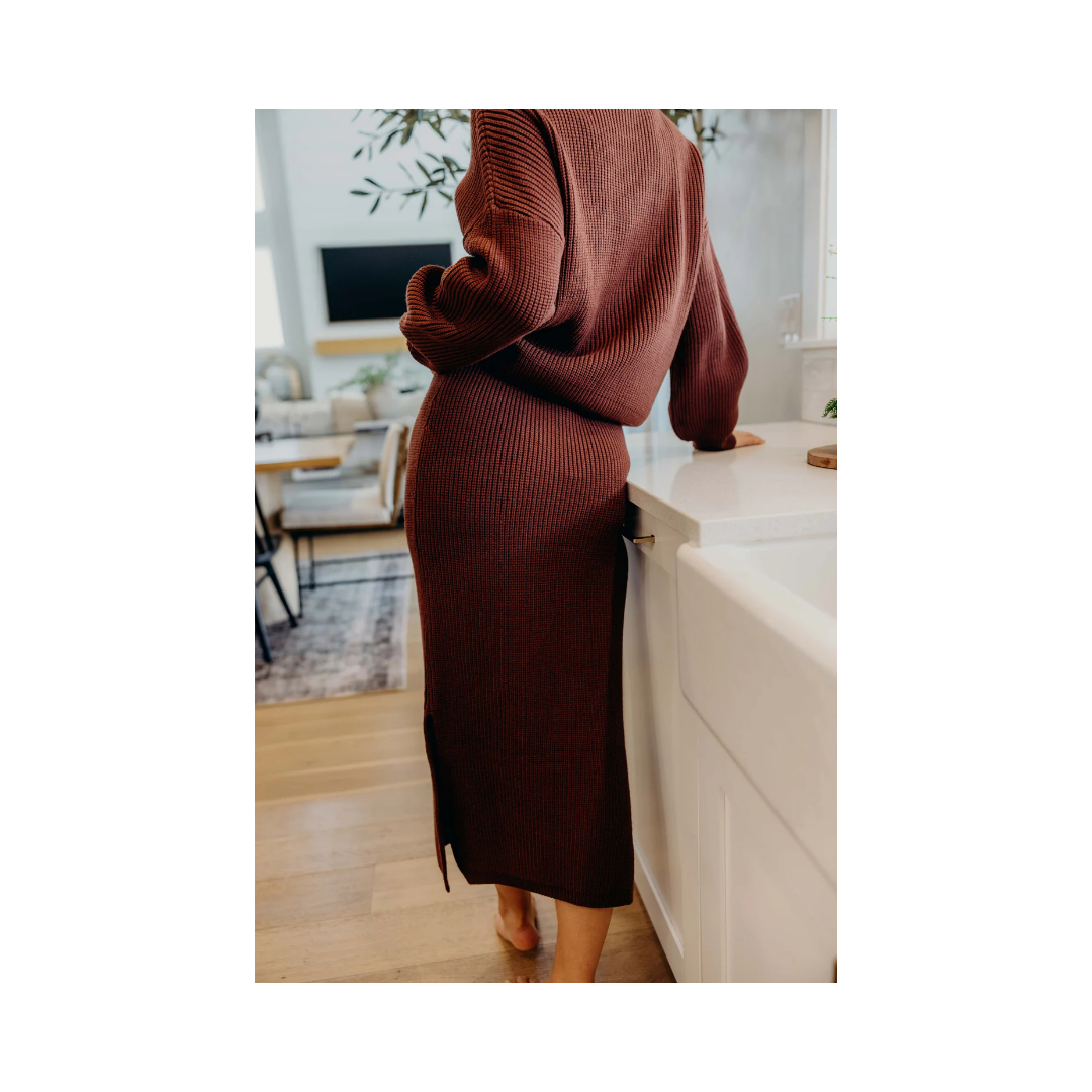 Maple Midi Sweater Skirt