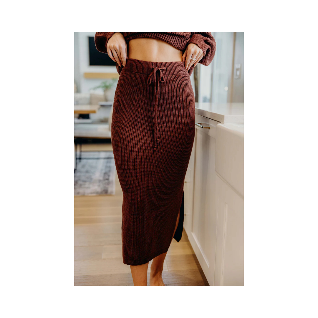 Maple Midi Sweater Skirt