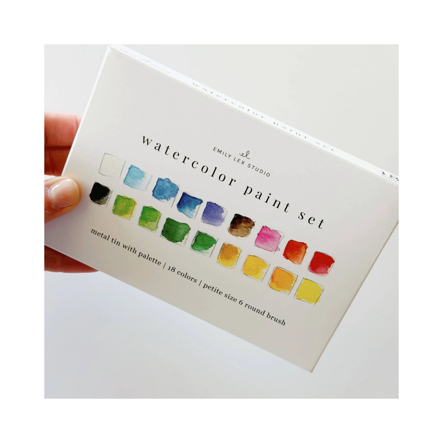 Watercolor Paint Set 18 Colors With Brush