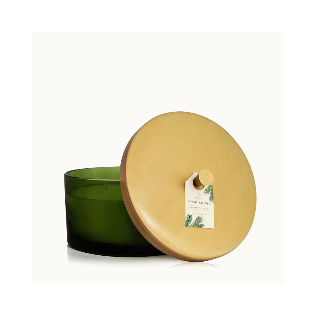 Frasier Fir Green 3-Wick Candle | Thymes