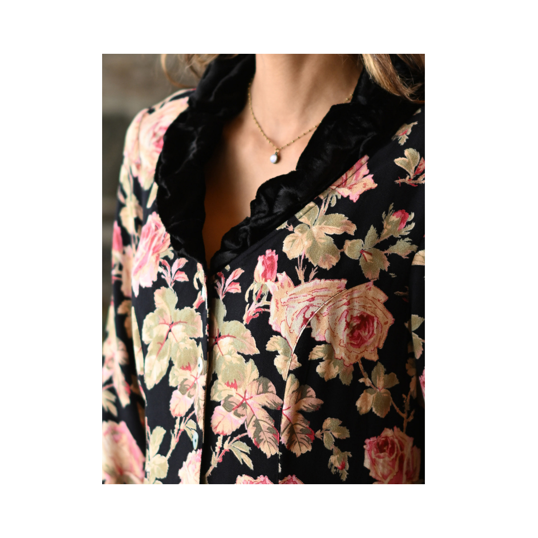 Black Drawing Room Dress