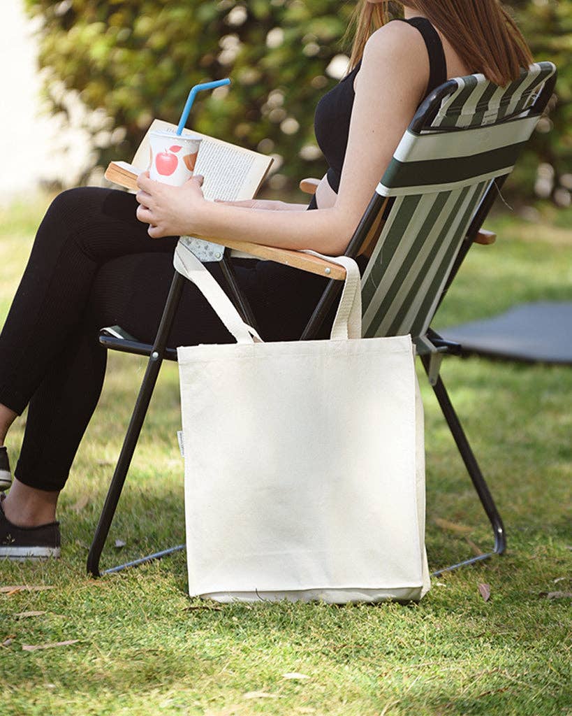 TBF Organic Canvas Self Standing Grocery Tote Bags - OR235