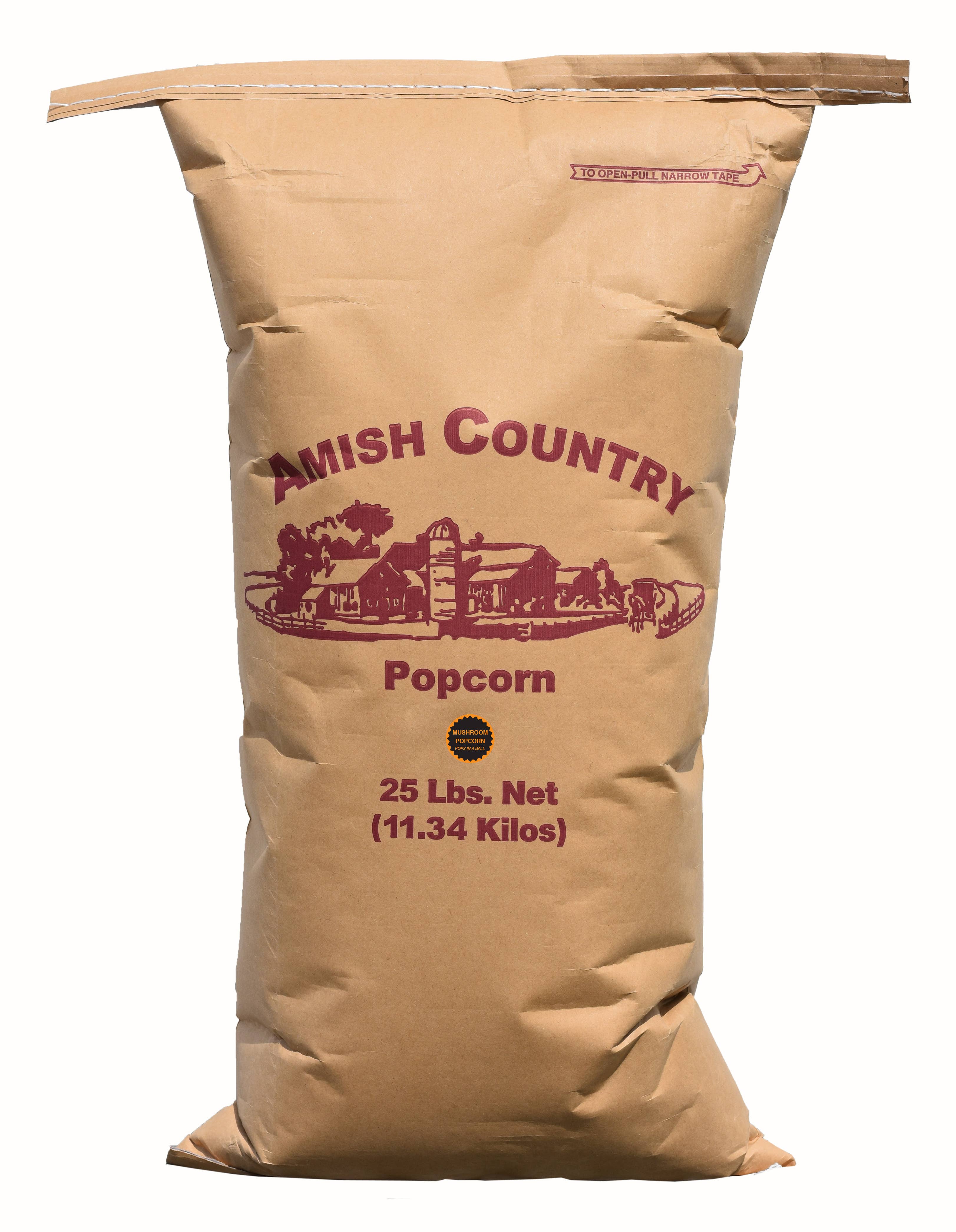 25lb. Bag of Mushroom Popcorn