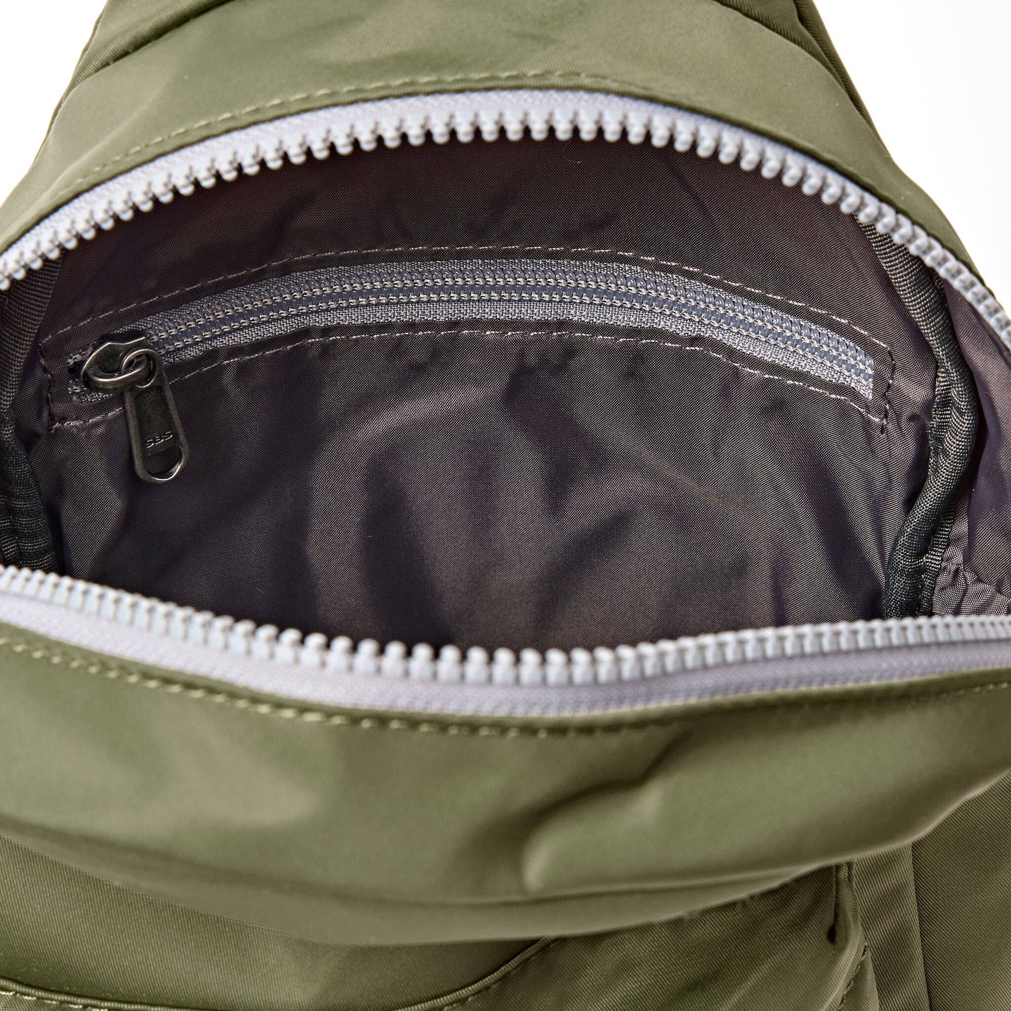 Willesden Sling in Chive Nylon: Large