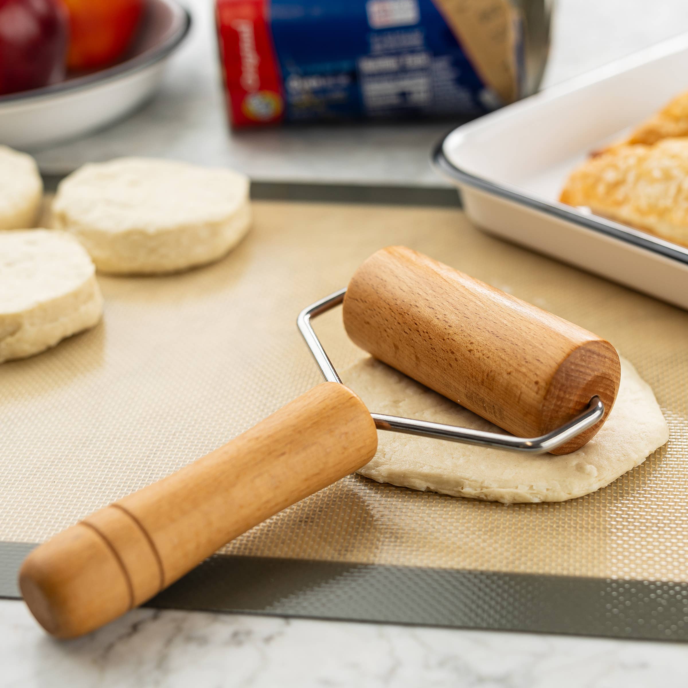 Mini Rolling Pin, 4.5 x 1.5 x 7.5"