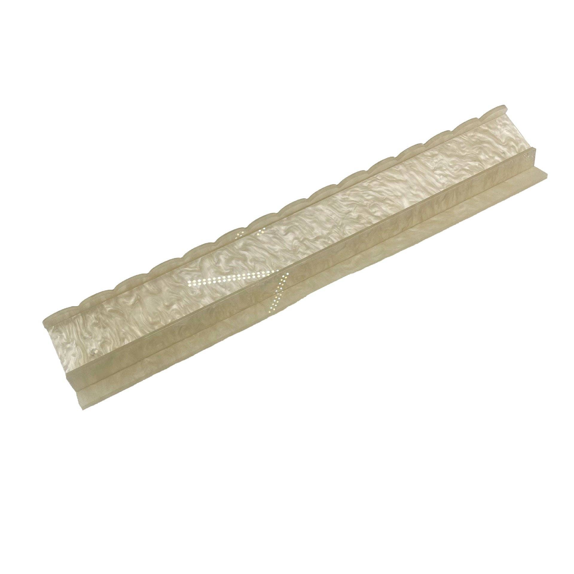 American Mahjong Racks Set–20" Acrylic Tile Rack & Pusher: Clear