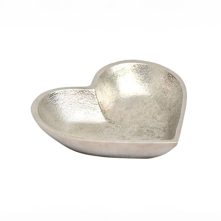 Aluminum Nickel Heart Bowl