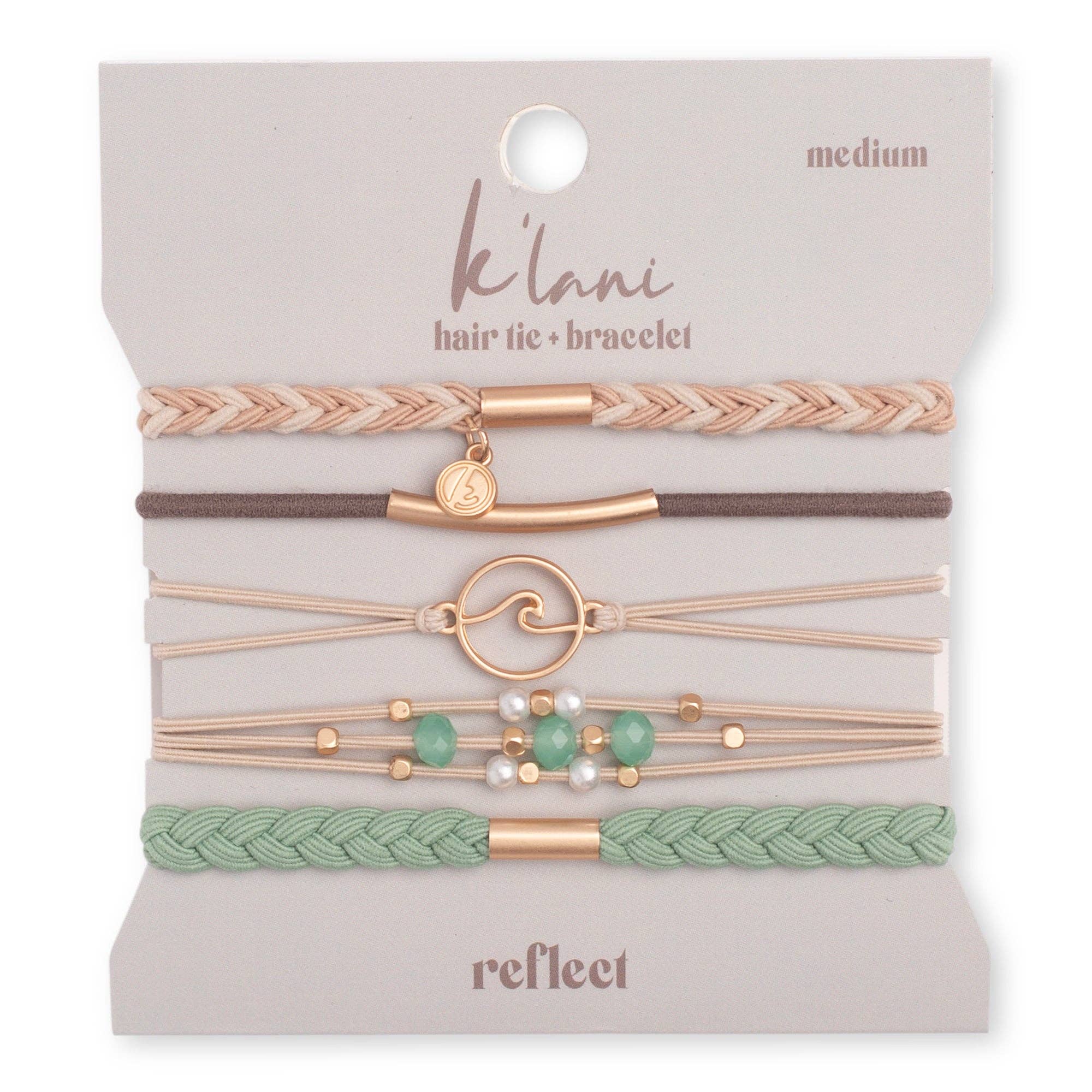 Reflect Hair Tie Bracelets: Medium