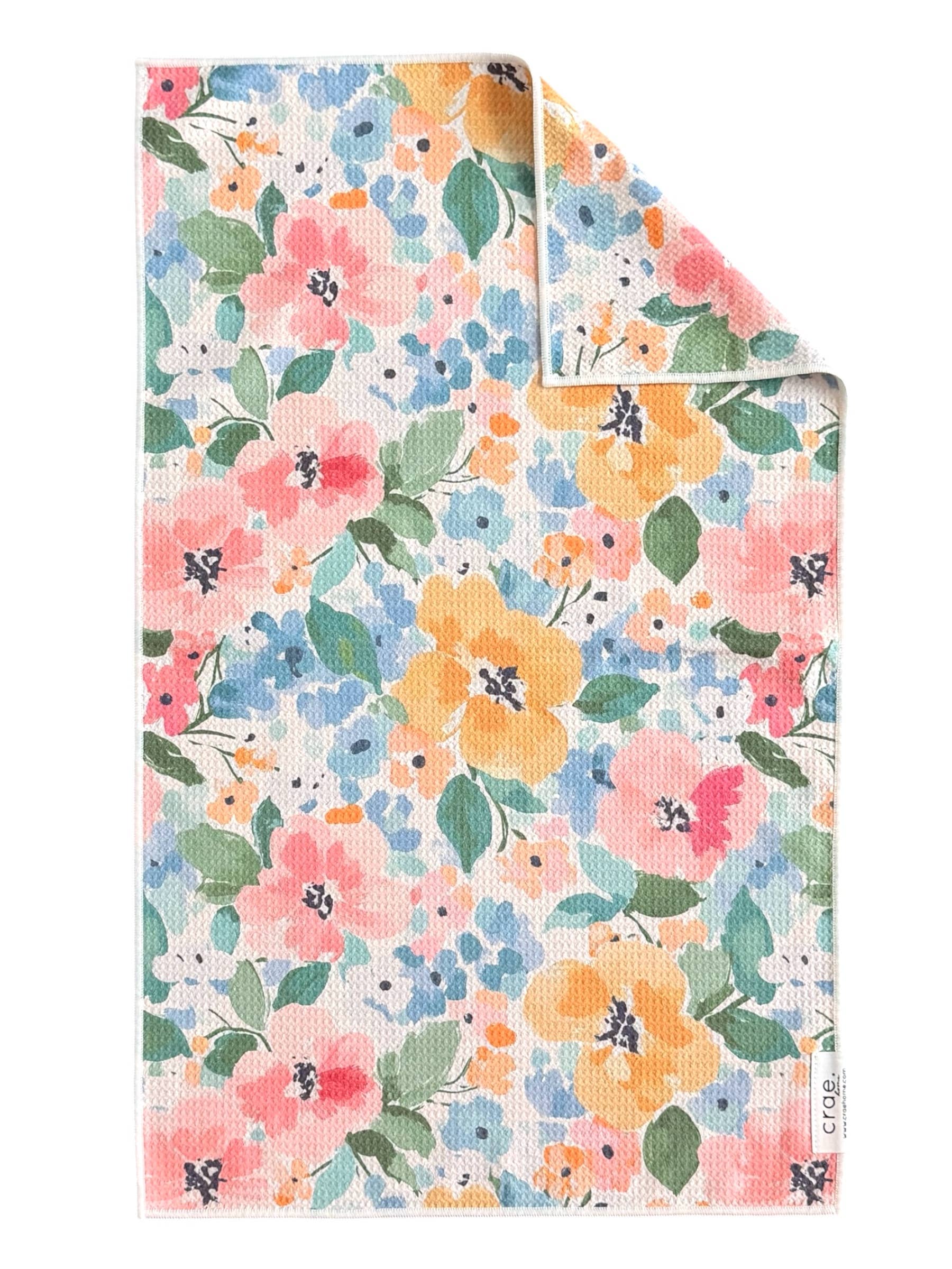 Fresh Cut Florals Double-Sided Hand Towel