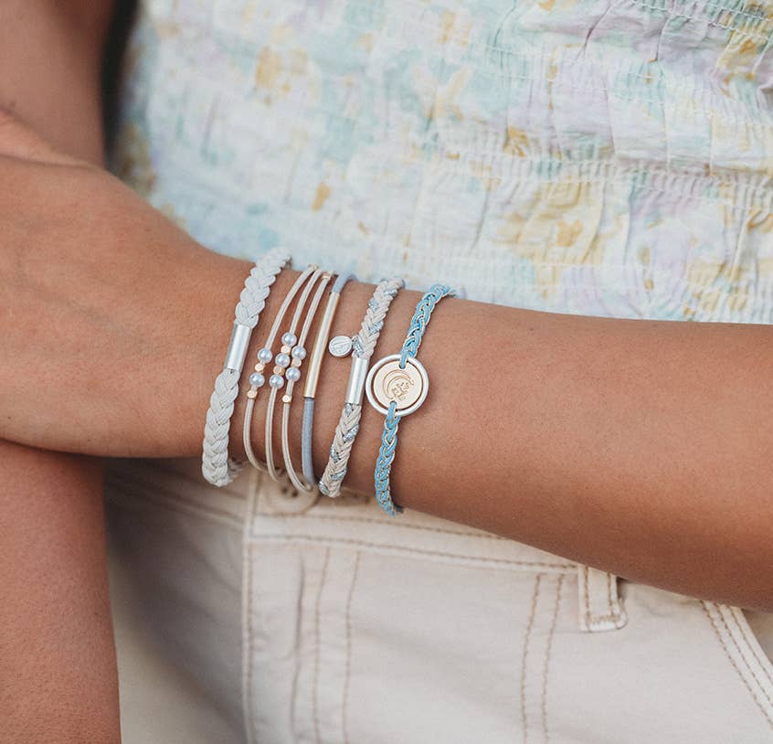"Wonder" Moon & Stars Hair Tie Bracelets: Large