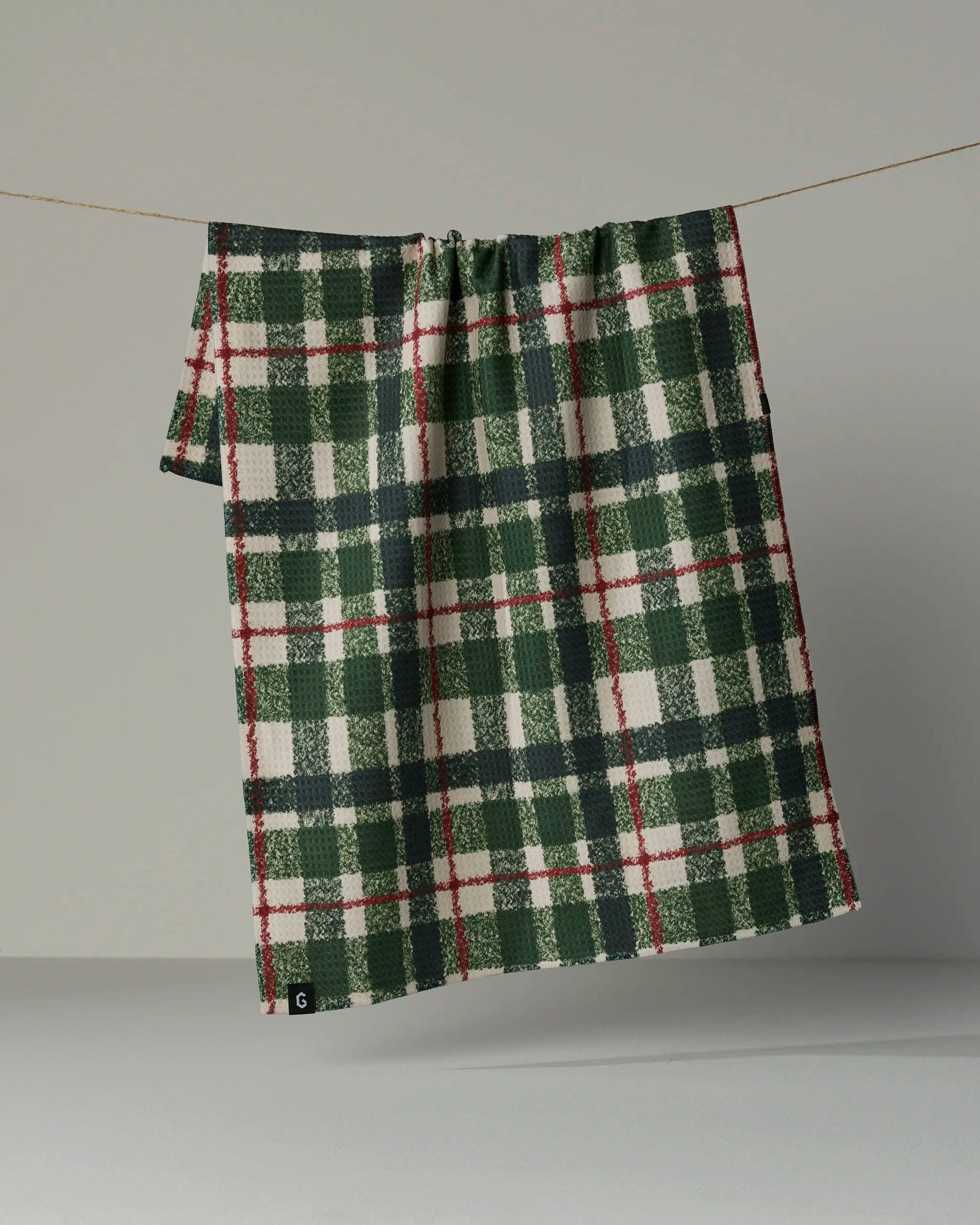 Juniper Plaid Luxe Kitchen Towel