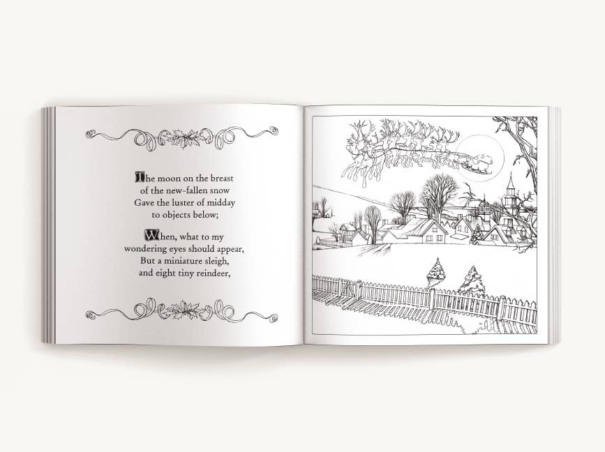 The Night Before Christmas Coloring Book (Classic Edition)