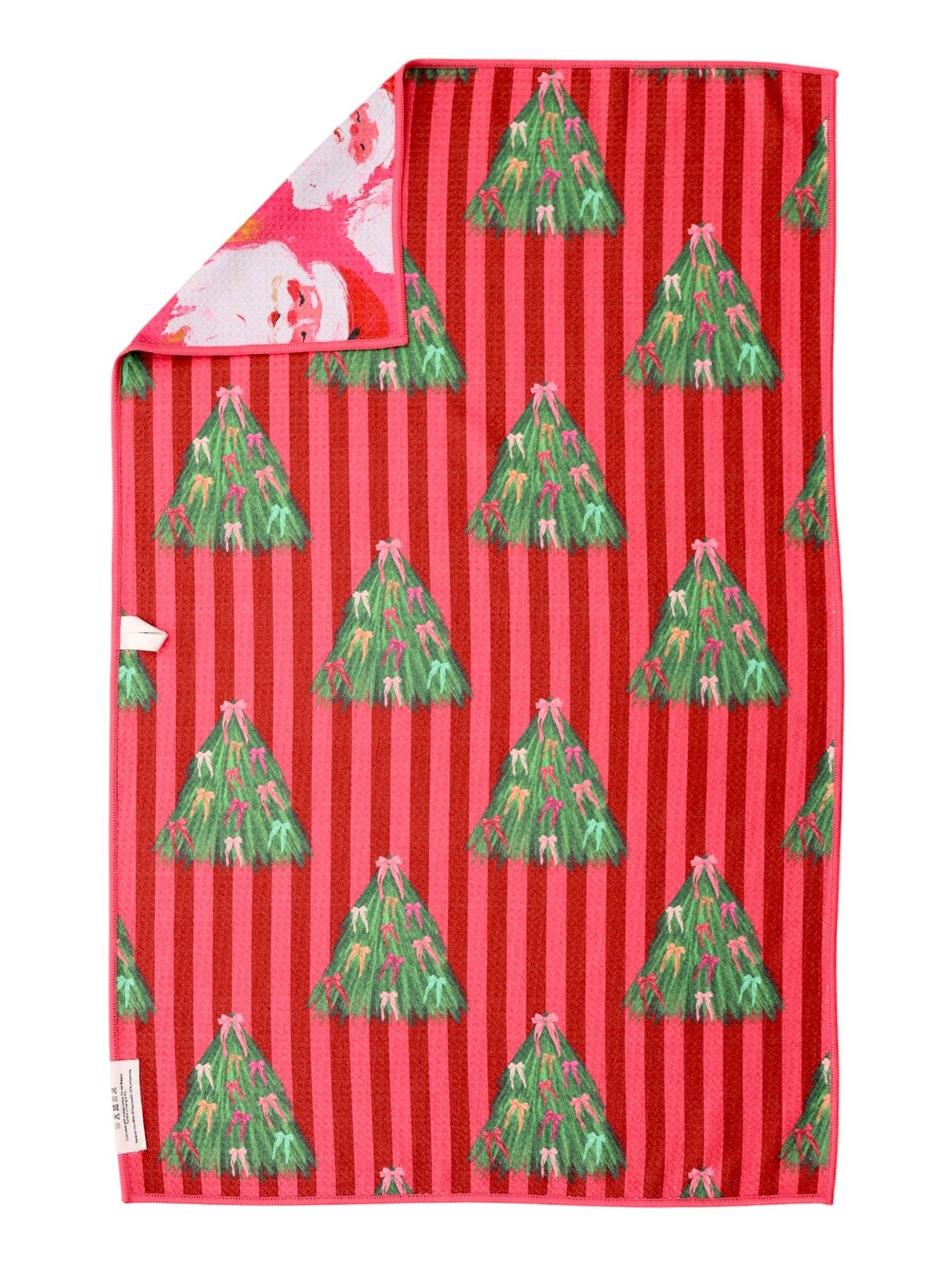 Crae.Home - Merry Maker: Reversible Hand Towel - Pink / 19x29in