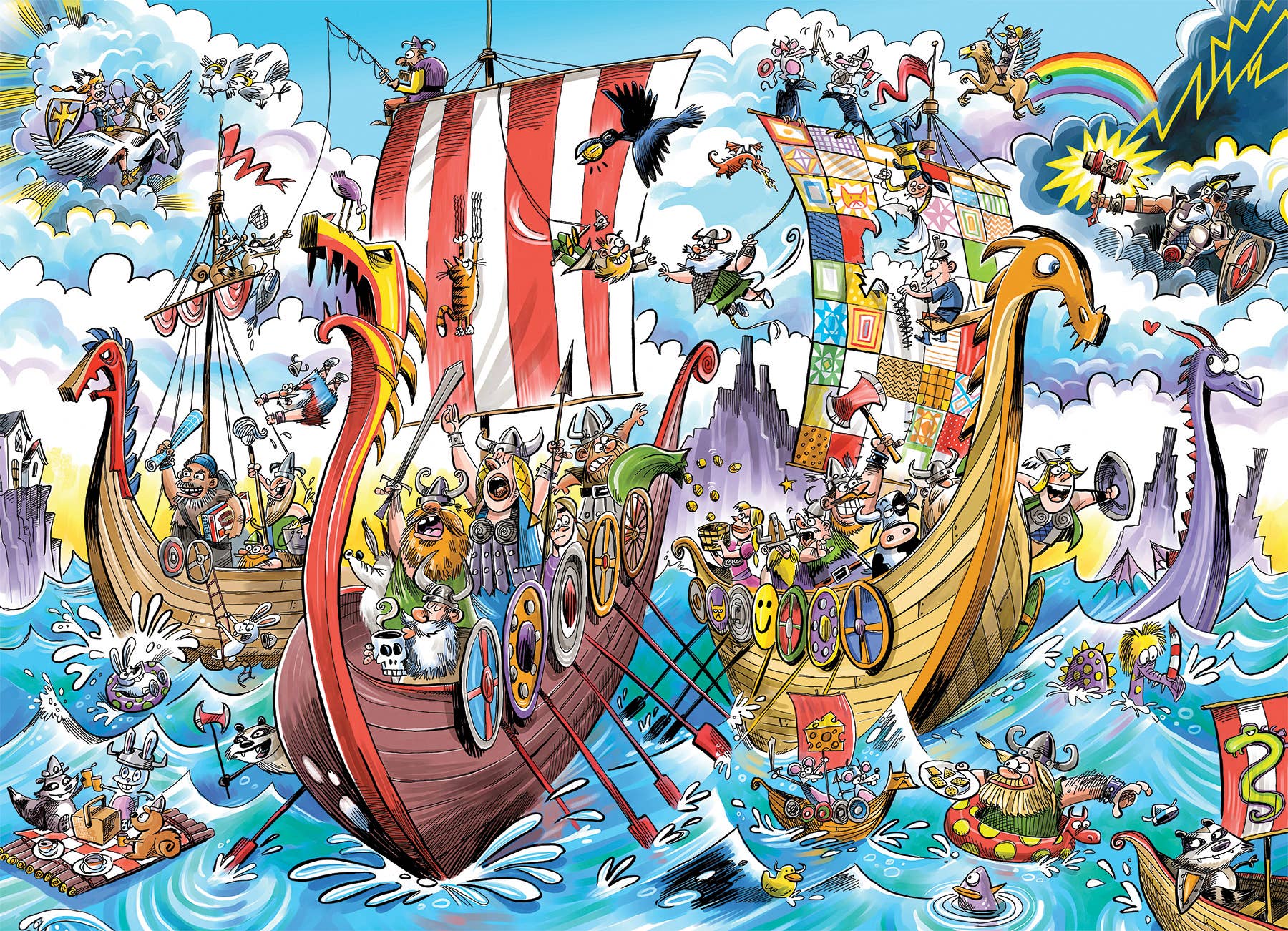 Viking Voyage (Family) 350pc puzzle