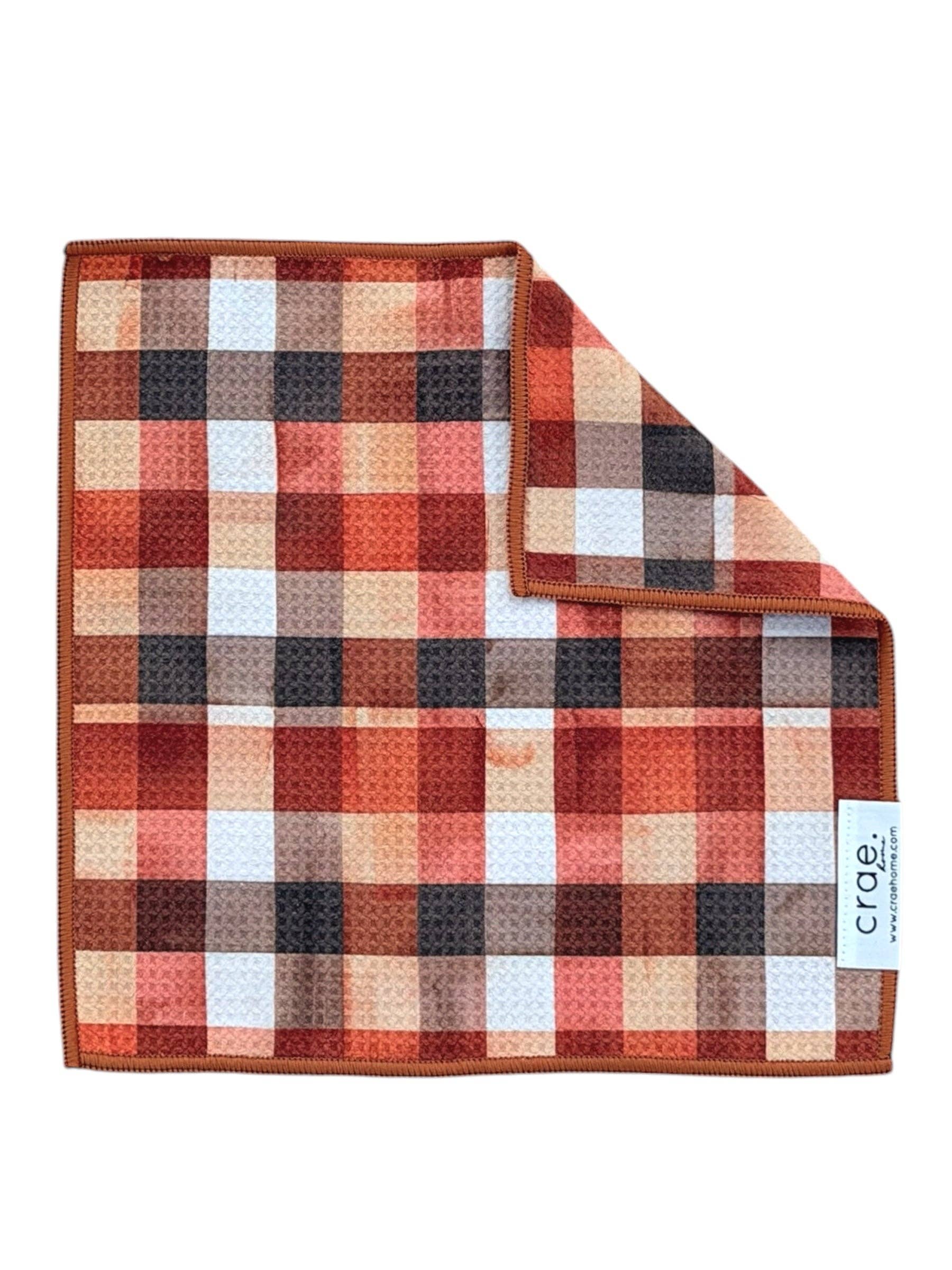 Lumberjack: Double-Sided Washcloth: Multicolor / Washcloth (12x12 in)