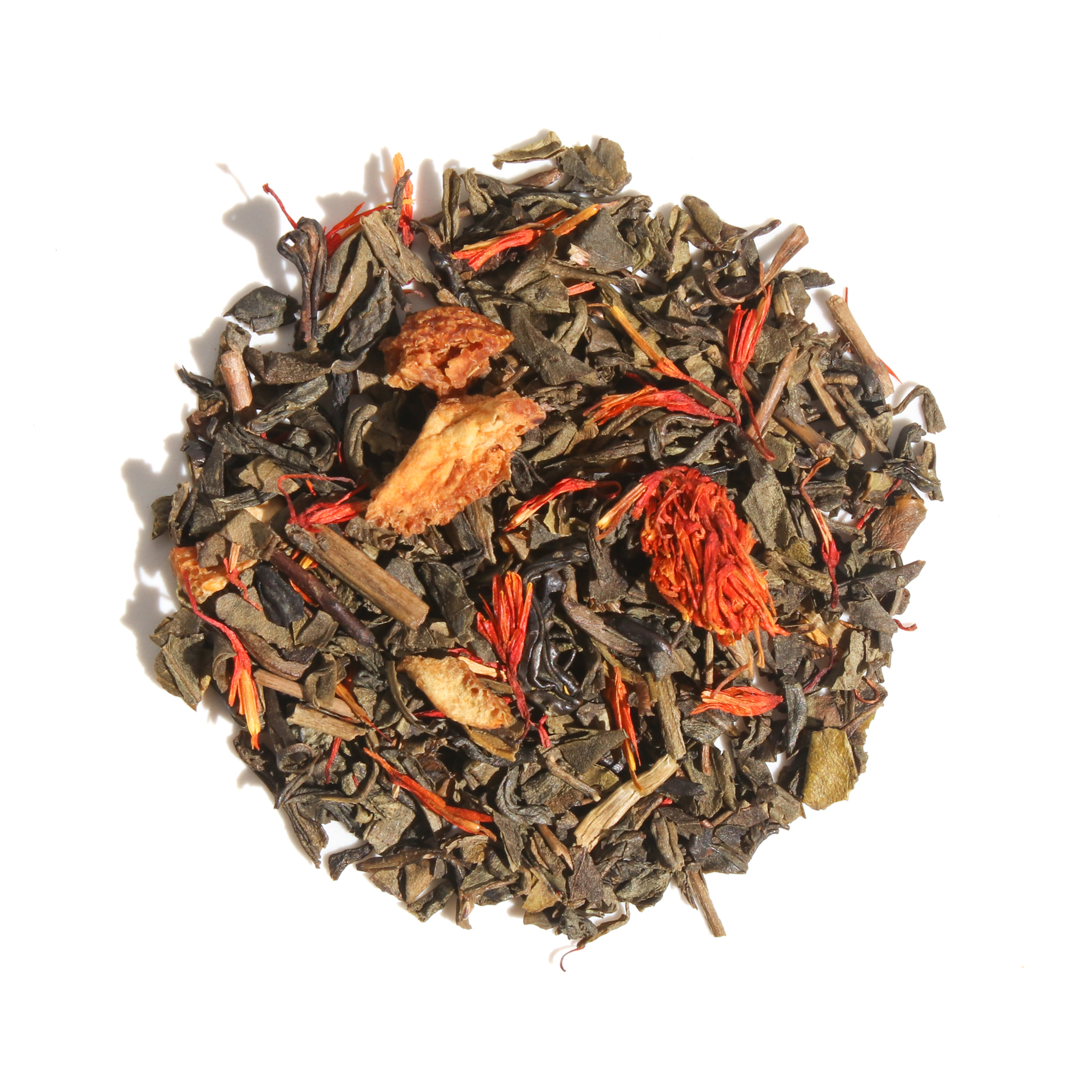 Candied Orange Green Loose Leaf Tea: 1 oz