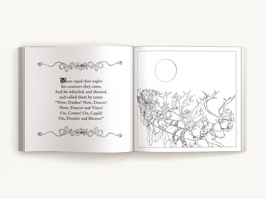 The Night Before Christmas Coloring Book (Classic Edition)
