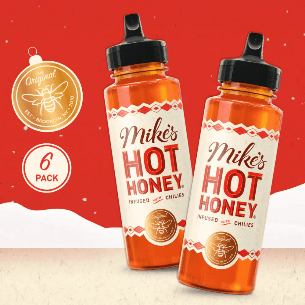 Mike's Hot Honey | Original | 6-pack | 12oz | Squeeze Bottle