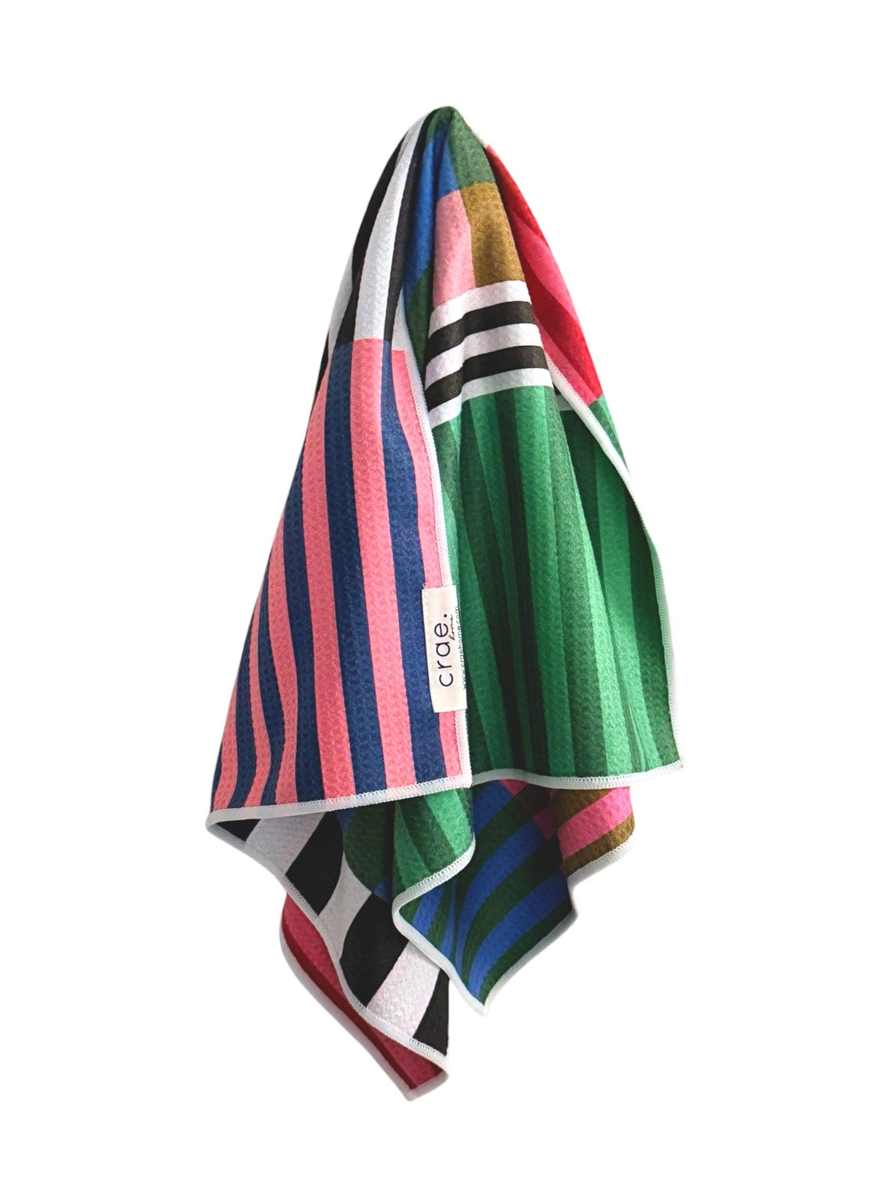 Palette Play: Reversible Hand Towel: Multi / 19x29in