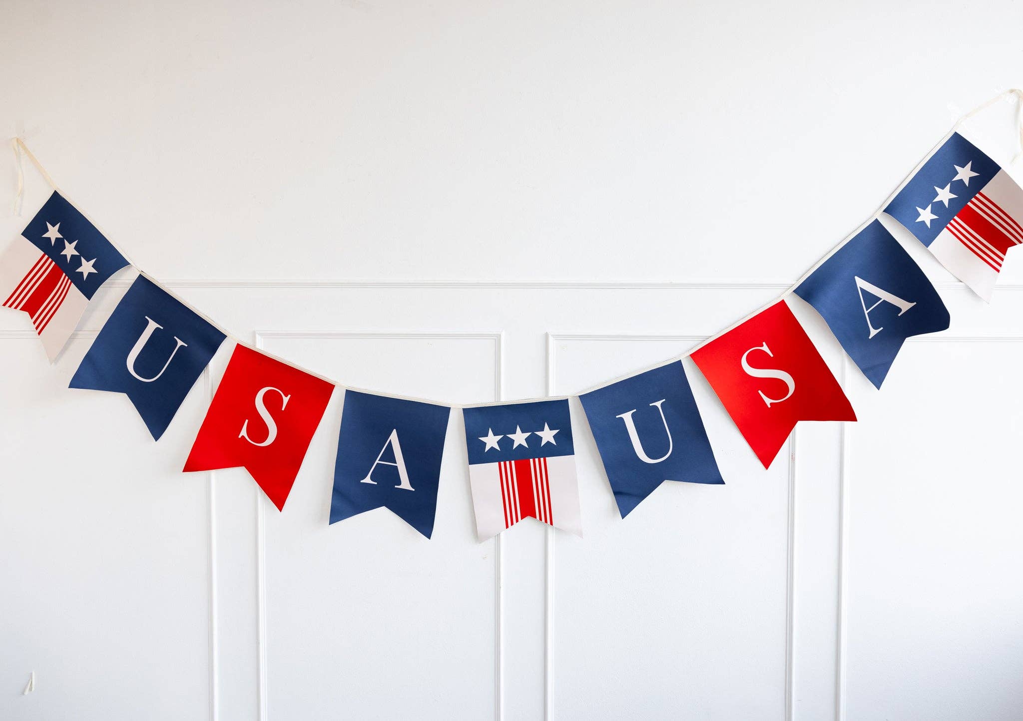 8 Foot Oversized USA Canvas Banner