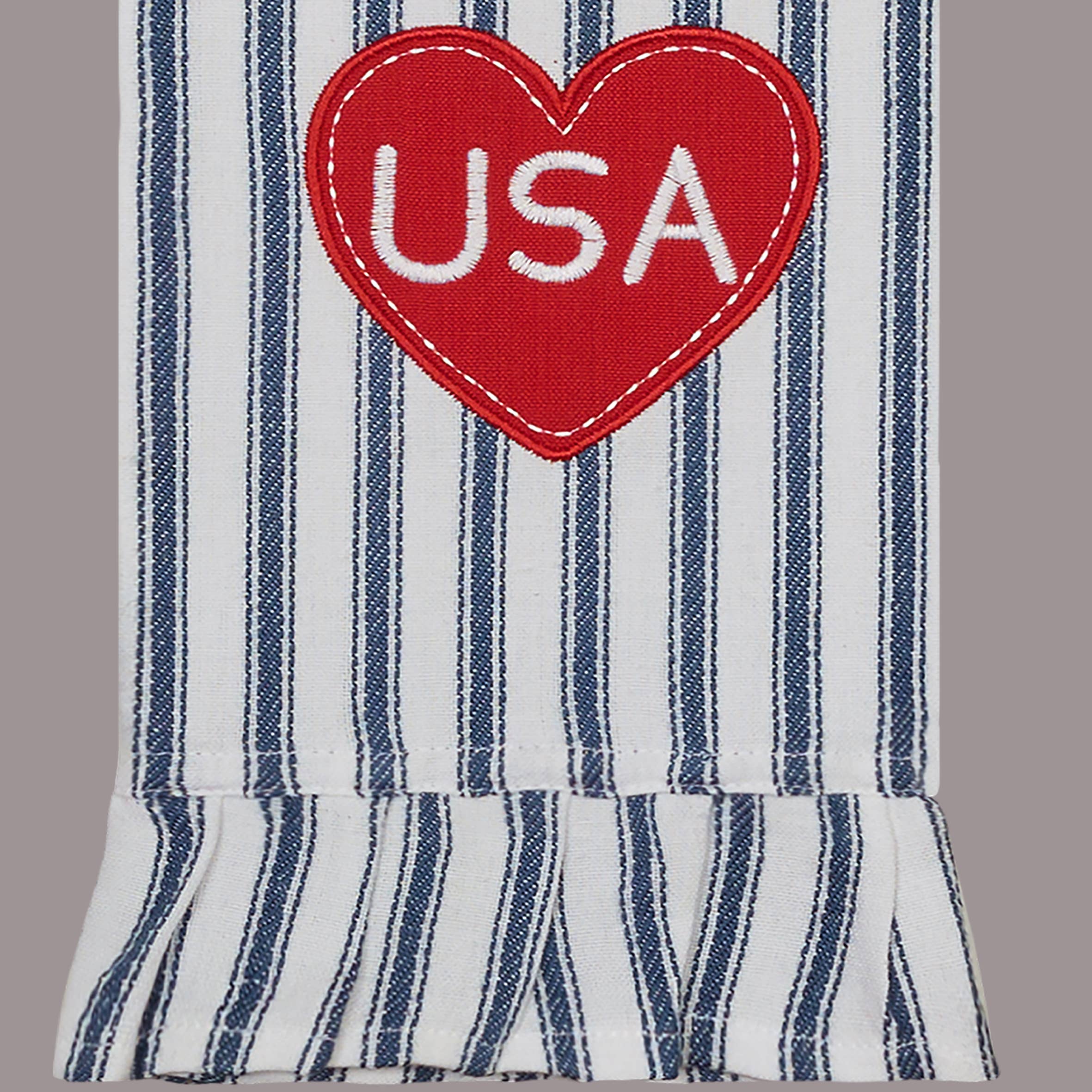 Americana Heart Kitchen Towel
