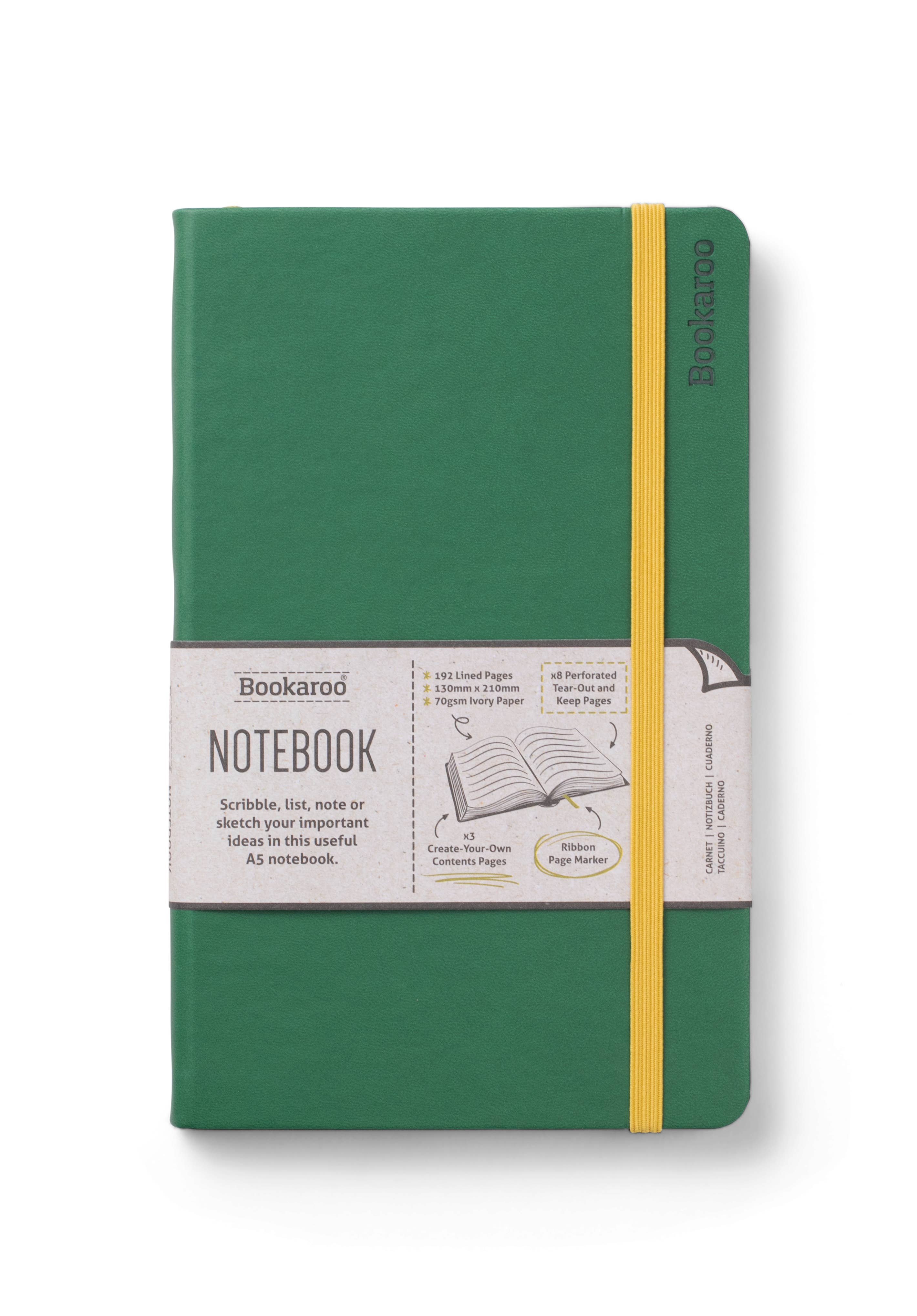 Bookaroo A5 Notebook: Aubergine