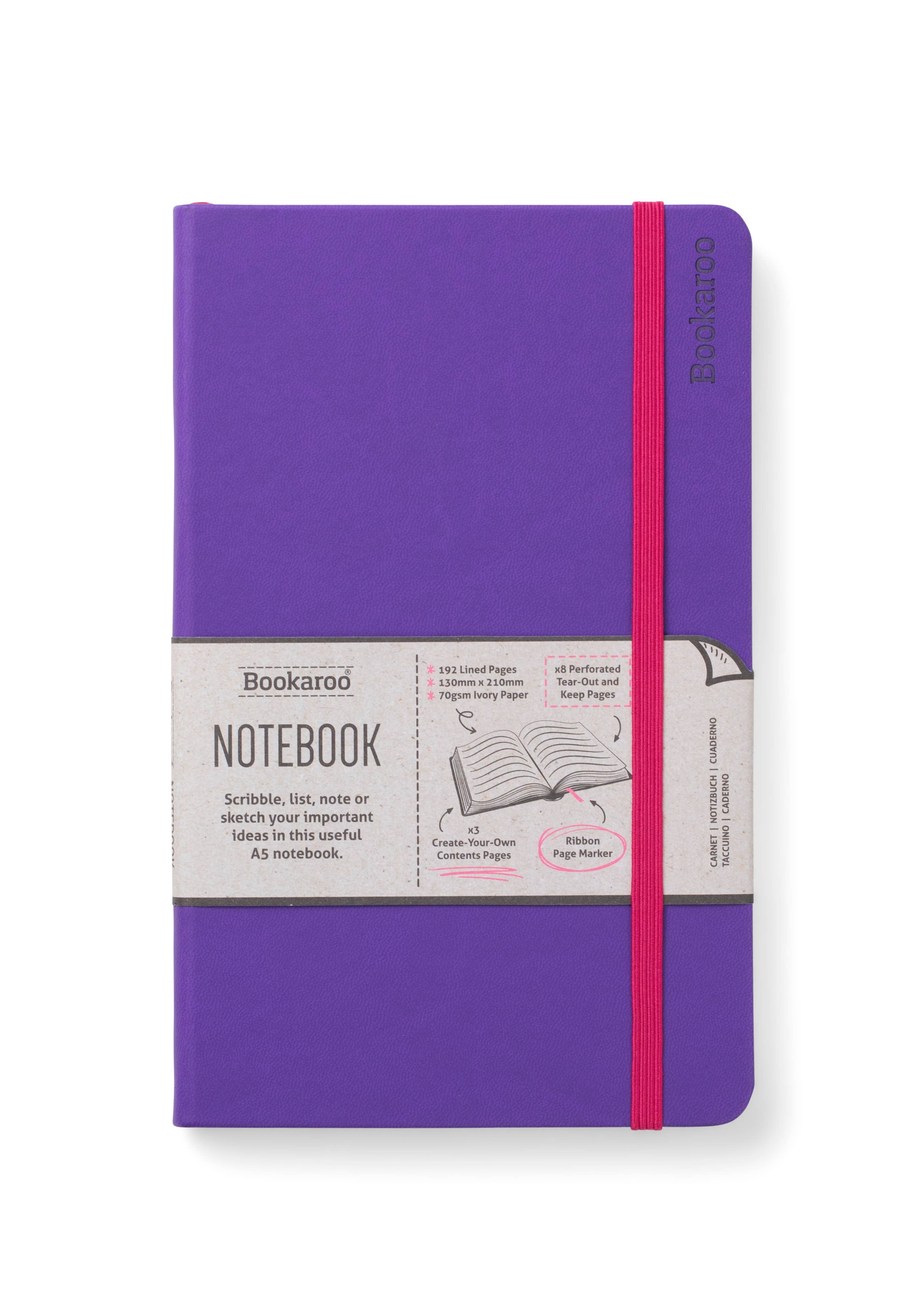 Bookaroo A5 Notebook: Brown