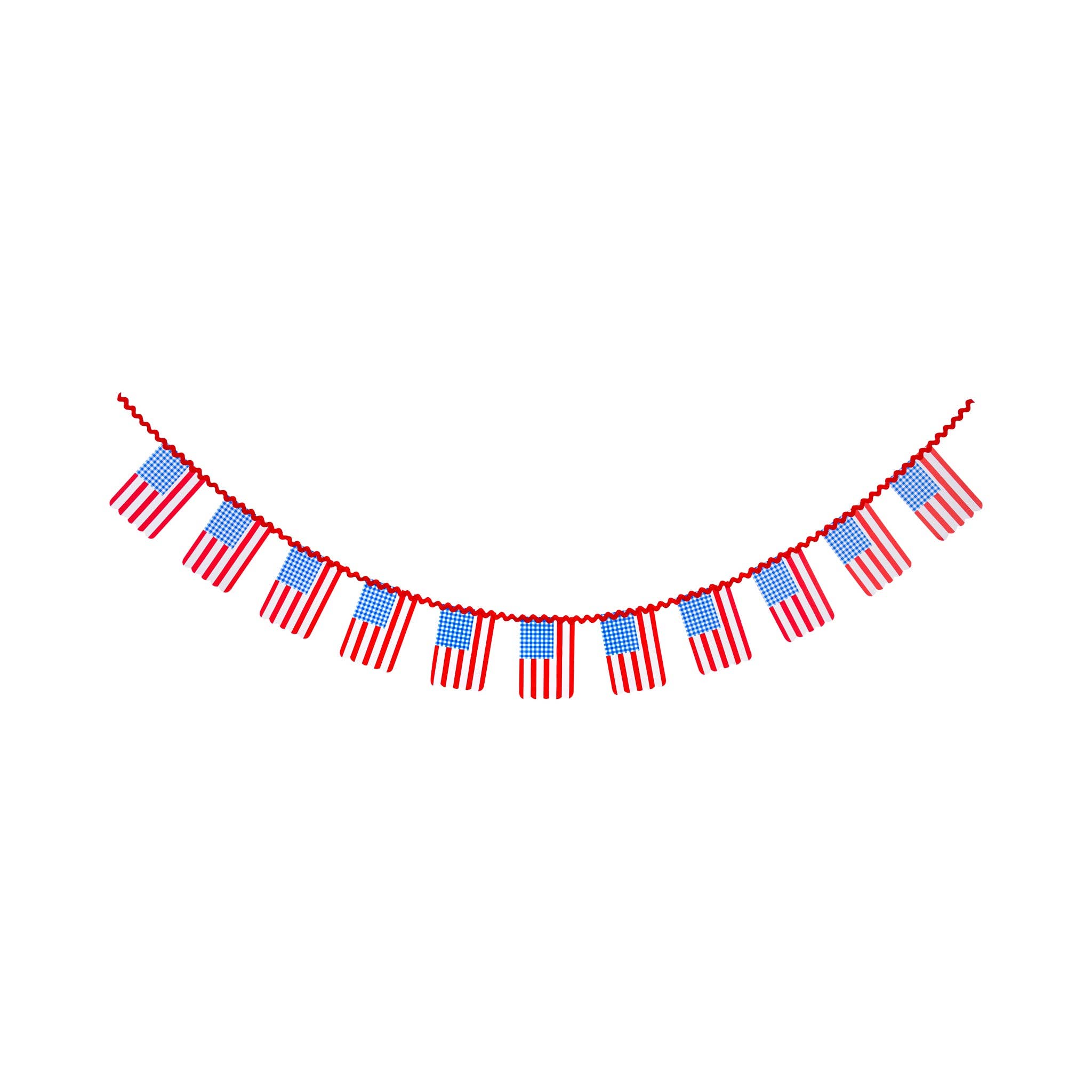 Gingham Flag Banner