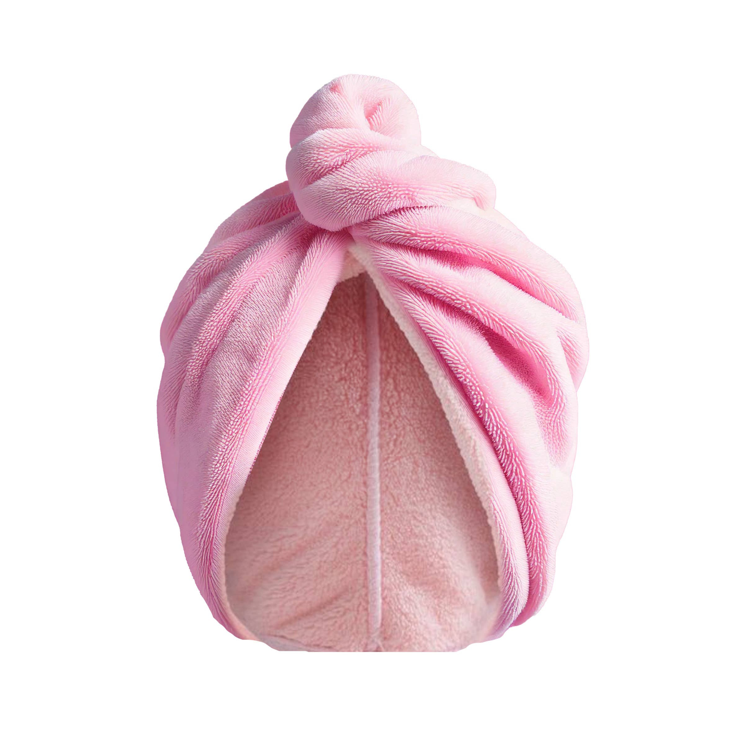 Towel Hair Wrap: Pink