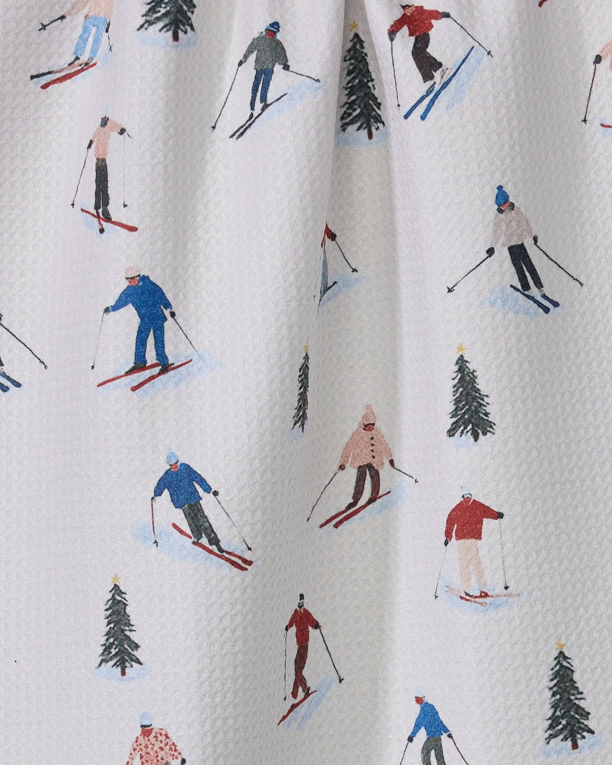 Alpine Run Tea Towel