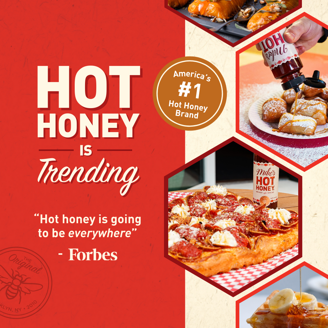 Mike's Hot Honey | Original | 6-pack | 12oz | Squeeze Bottle