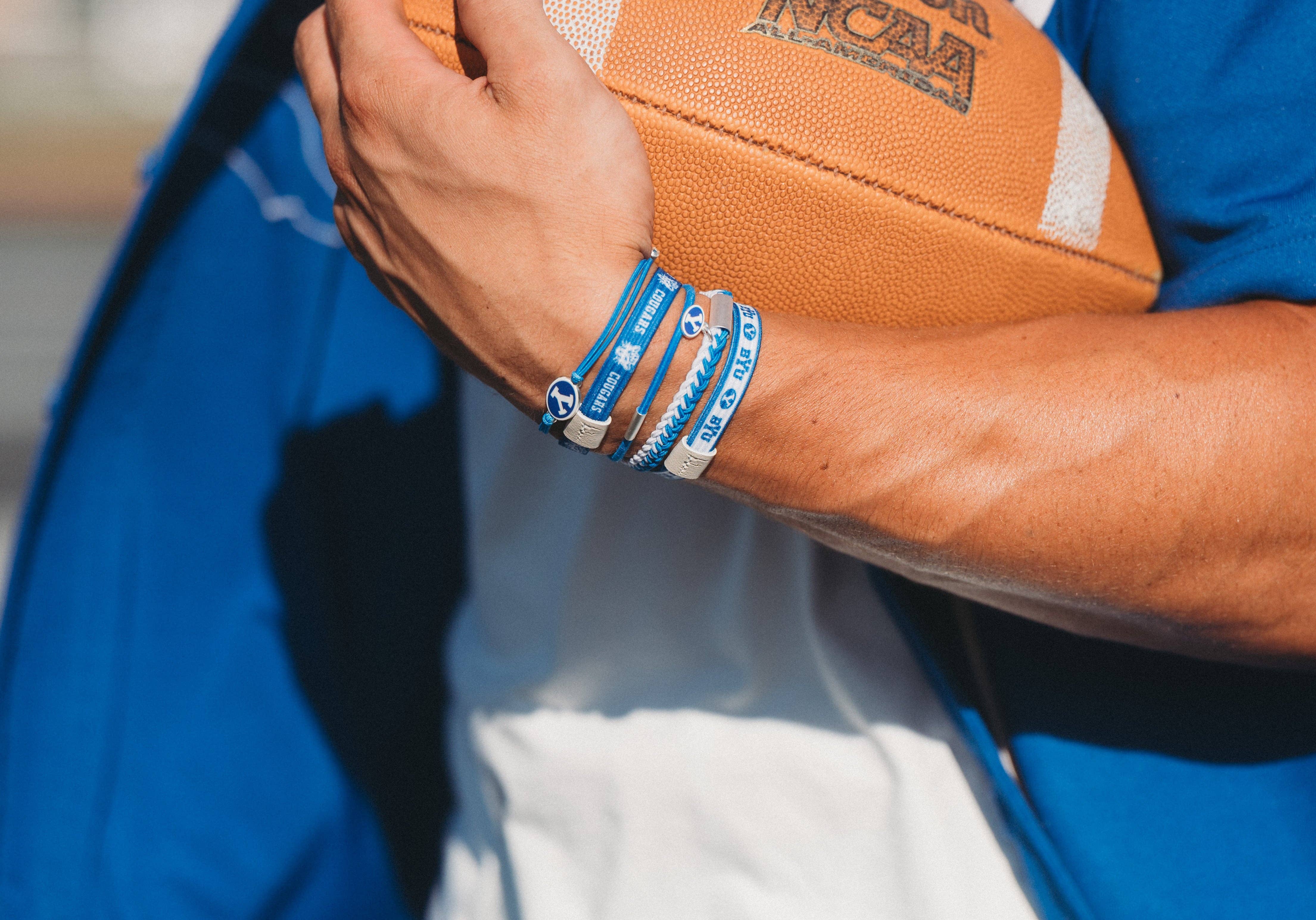 "Game Day" - BYU Hair Tie Bracelet: Medium